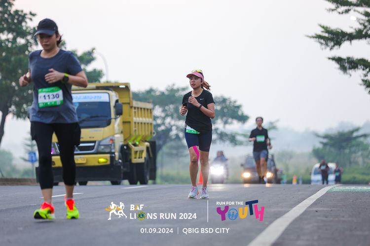 Race photo from BAF LIONS RUN 2024