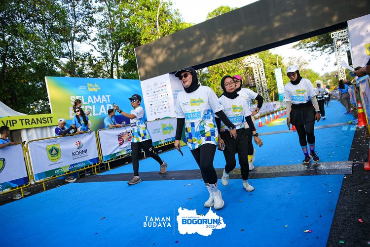 Race photo from Taman Budaya x BOGORUN 2025