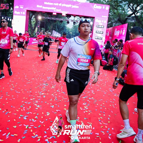 Race photo from SMARTFREN RUN 2026