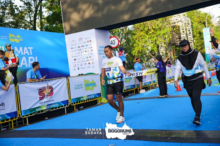 Race photo from Taman Budaya x BOGORUN 2025