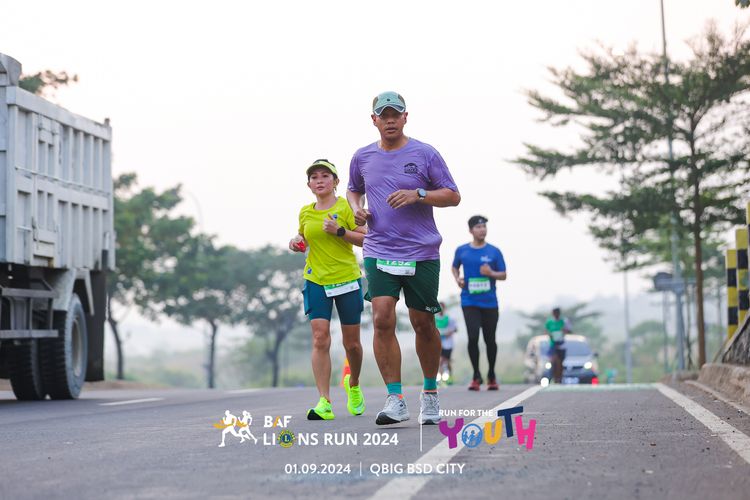 Race photo from BAF LIONS RUN 2024