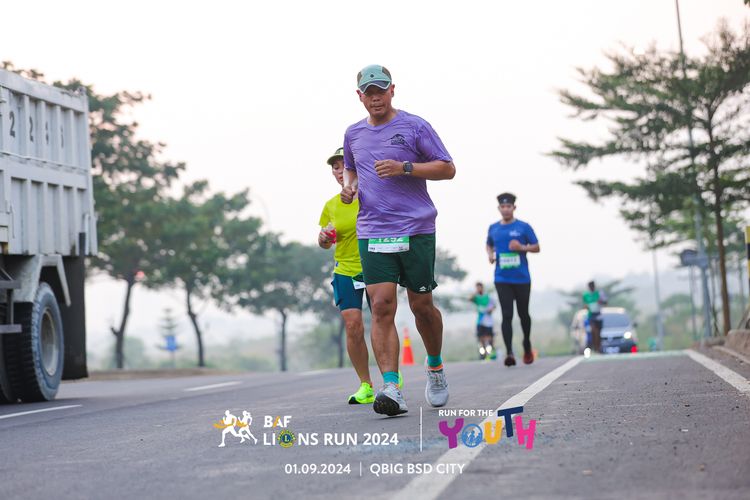 Race photo from BAF LIONS RUN 2024