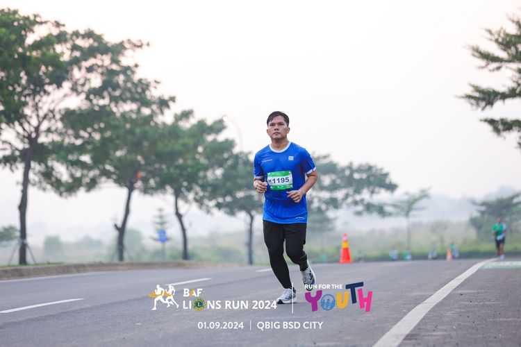 Race photo from BAF LIONS RUN 2024