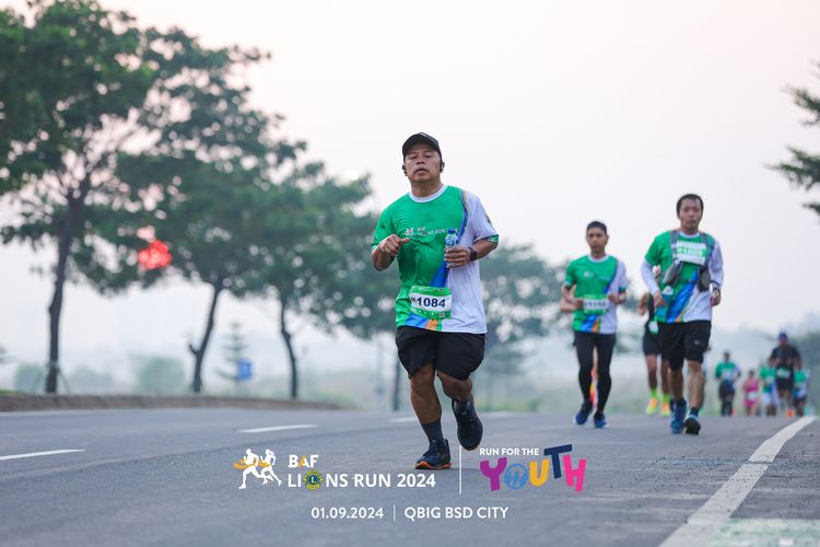 Race photo from BAF LIONS RUN 2024