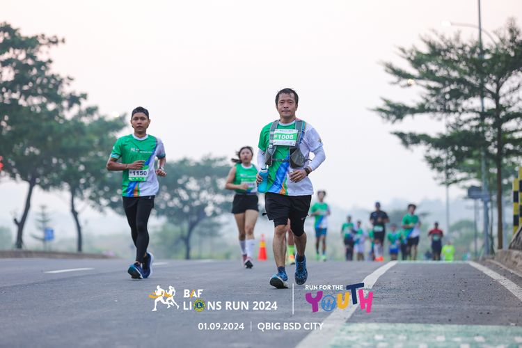 Race photo from BAF LIONS RUN 2024