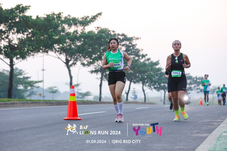 Race photo from BAF LIONS RUN 2024