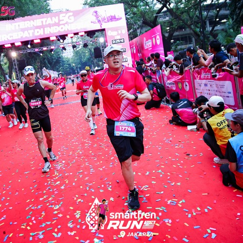 Race photo from SMARTFREN RUN 2026