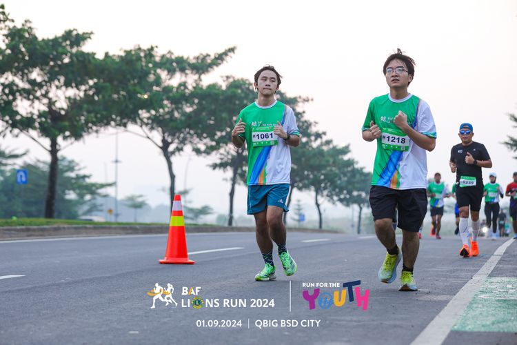 Race photo from BAF LIONS RUN 2024
