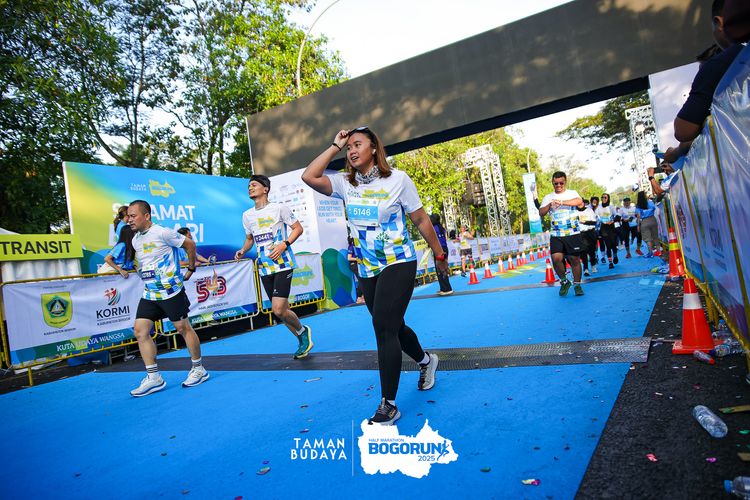 Race photo from Taman Budaya x BOGORUN 2025