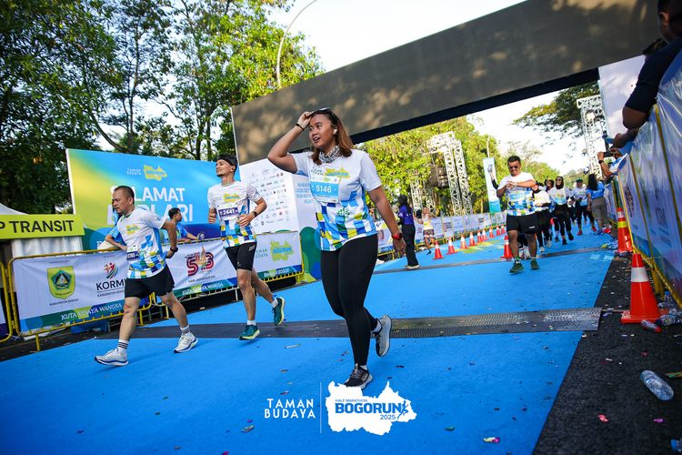 Race photo from Taman Budaya x BOGORUN 2025