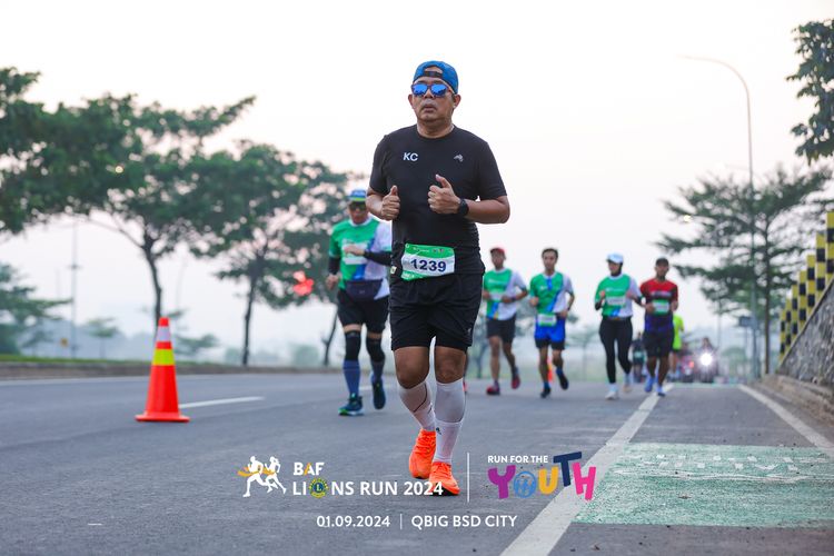 Race photo from BAF LIONS RUN 2024