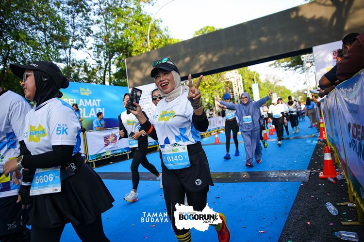 Race photo from Taman Budaya x BOGORUN 2025