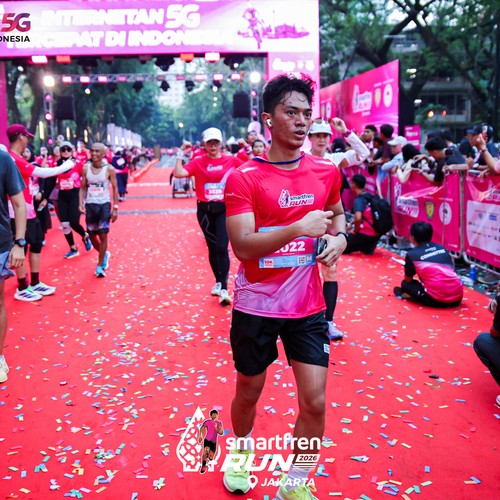 Race photo from SMARTFREN RUN 2026