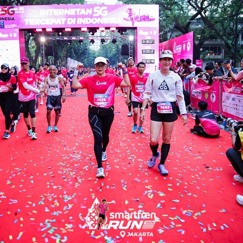 Race photo from SMARTFREN RUN 2026