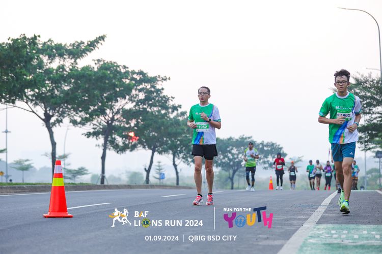 Race photo from BAF LIONS RUN 2024