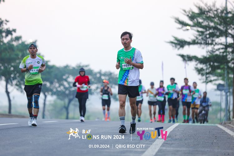Race photo from BAF LIONS RUN 2024
