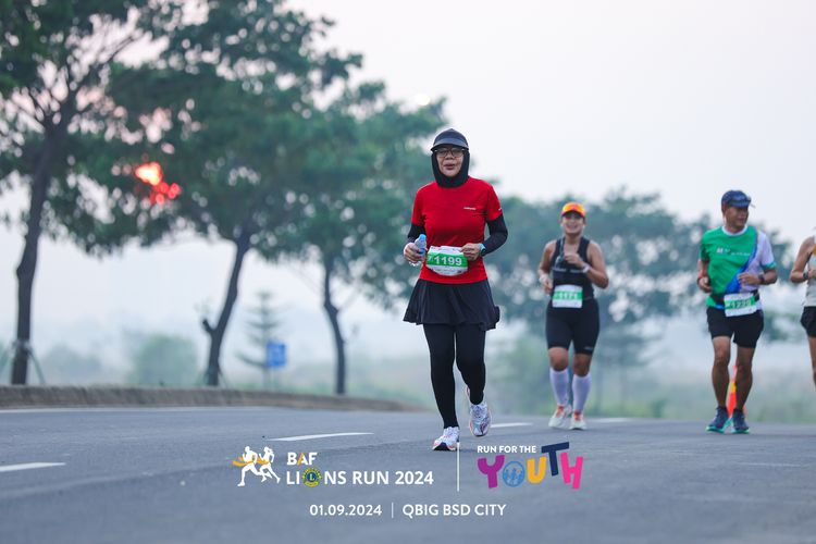Race photo from BAF LIONS RUN 2024