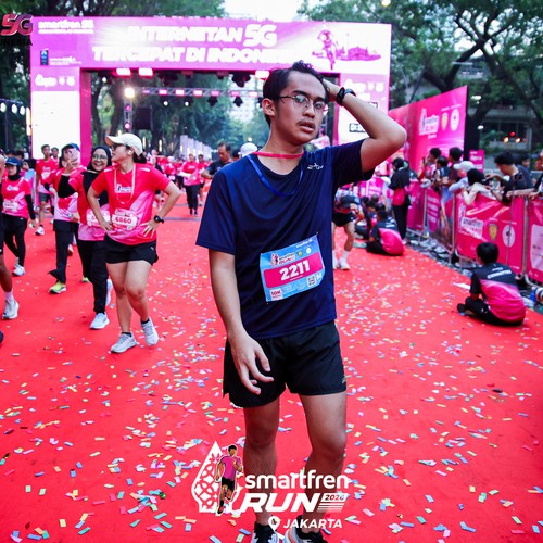 Race photo from SMARTFREN RUN 2026
