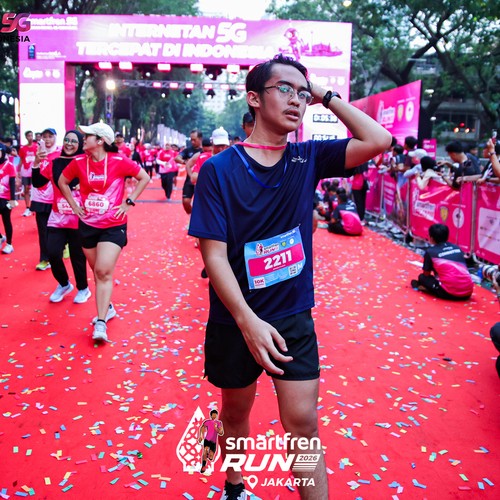 Race photo from SMARTFREN RUN 2026
