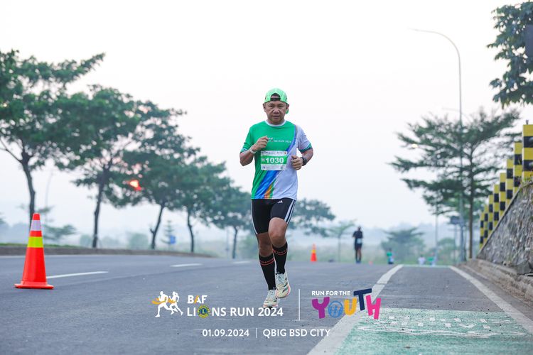 Race photo from BAF LIONS RUN 2024