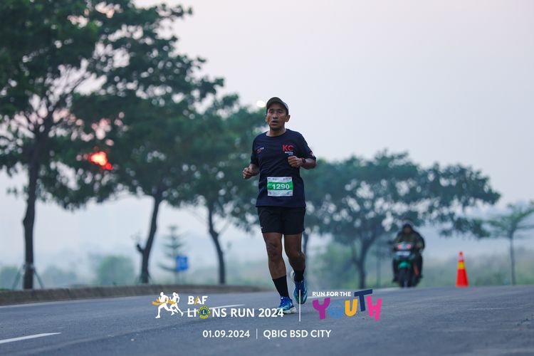 Race photo from BAF LIONS RUN 2024