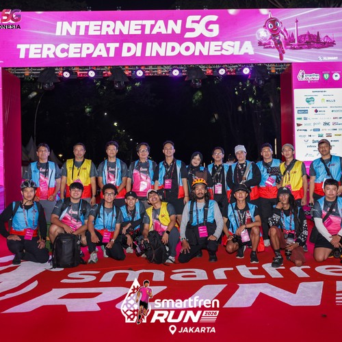 Race photo from SMARTFREN RUN 2026