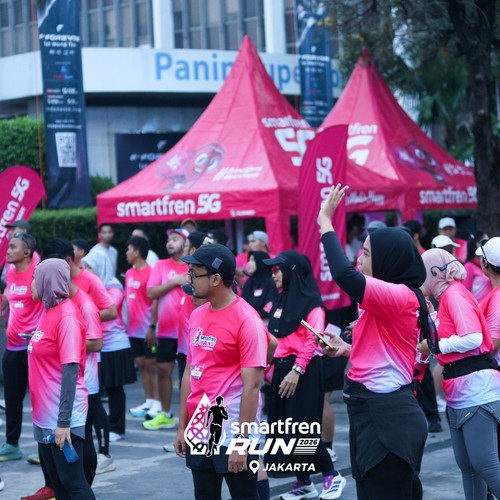Race photo from SMARTFREN RUN 2026 VIBES