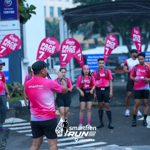 Race photo from SMARTFREN RUN 2026 VIBES