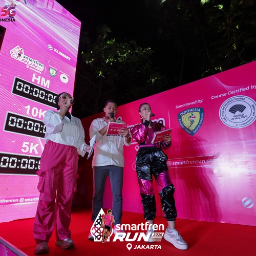 Race photo from SMARTFREN RUN 2026