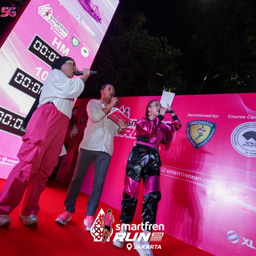 Race photo from SMARTFREN RUN 2026