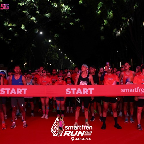 Race photo from SMARTFREN RUN 2026