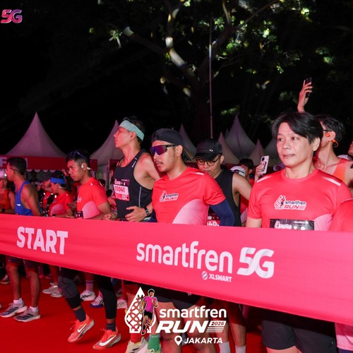 Race photo from SMARTFREN RUN 2026