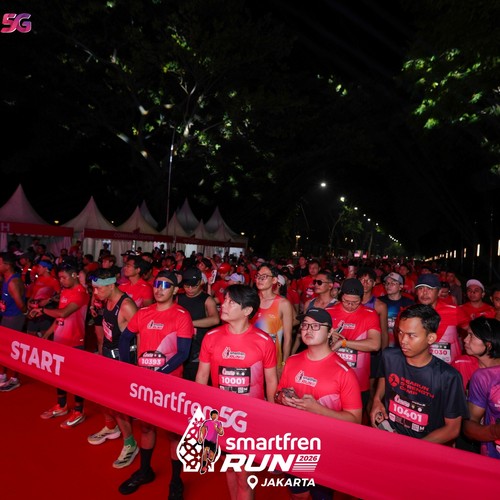 Race photo from SMARTFREN RUN 2026