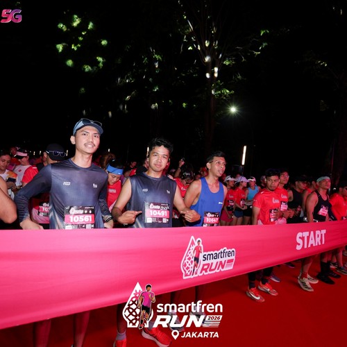 Race photo from SMARTFREN RUN 2026