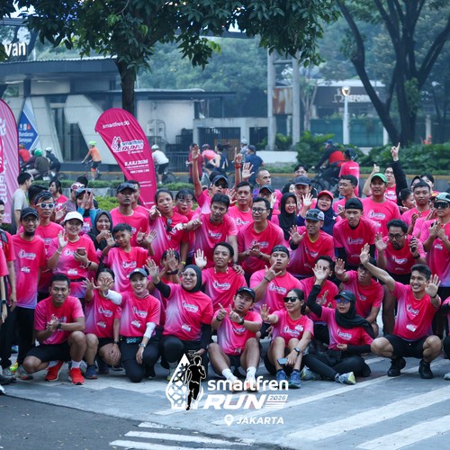 Race photo from SMARTFREN RUN 2026 VIBES