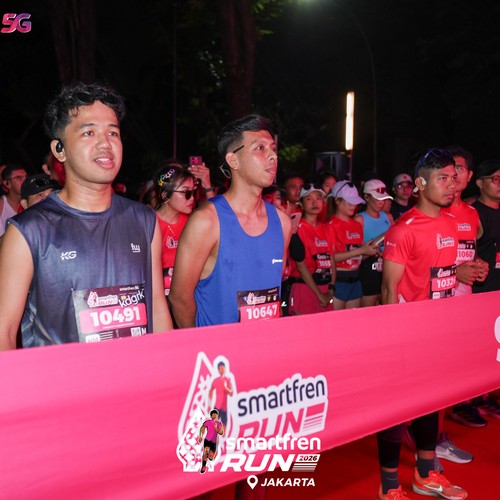 Race photo from SMARTFREN RUN 2026