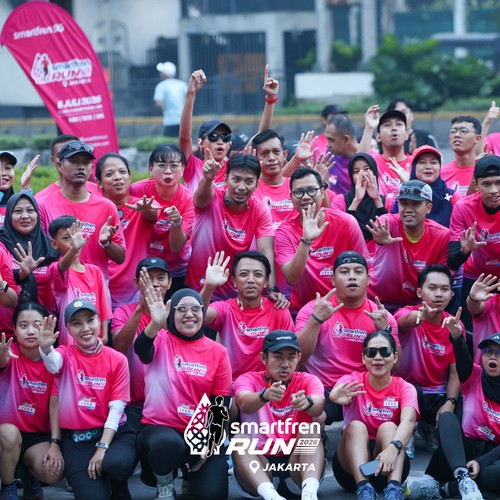 Race photo from SMARTFREN RUN 2026 VIBES
