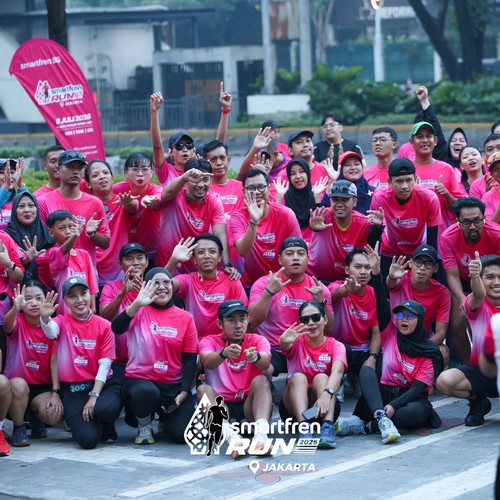 Race photo from SMARTFREN RUN 2026 VIBES