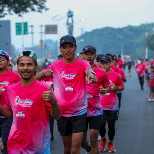 Race photo from SMARTFREN RUN 2026 VIBES