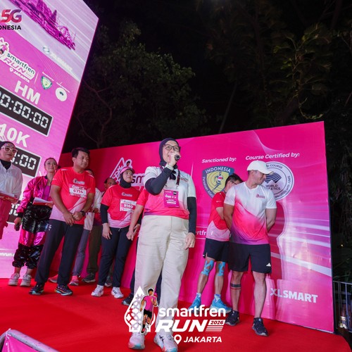 Race photo from SMARTFREN RUN 2026