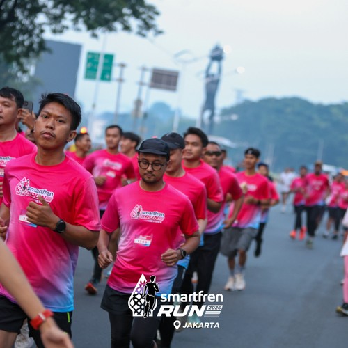 Race photo from SMARTFREN RUN 2026 VIBES