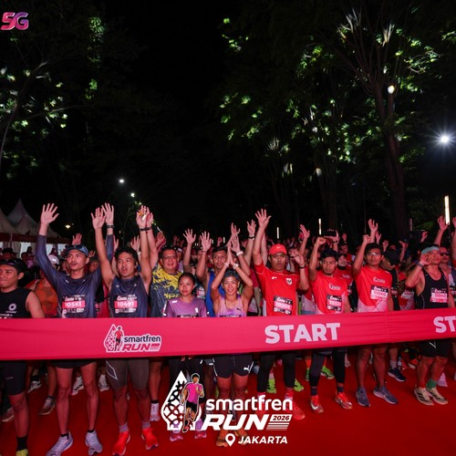 Race photo from SMARTFREN RUN 2026