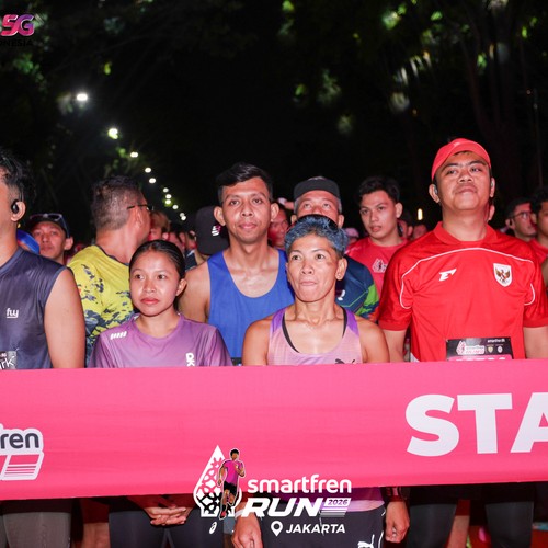 Race photo from SMARTFREN RUN 2026