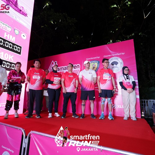Race photo from SMARTFREN RUN 2026
