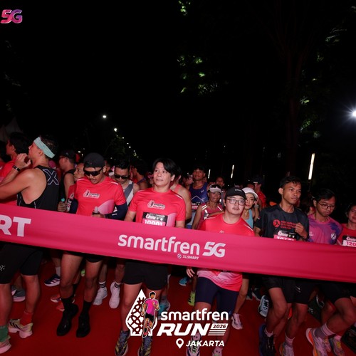 Race photo from SMARTFREN RUN 2026
