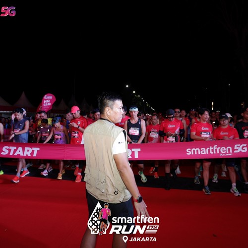 Race photo from SMARTFREN RUN 2026