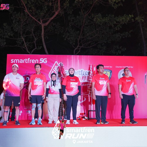 Race photo from SMARTFREN RUN 2026