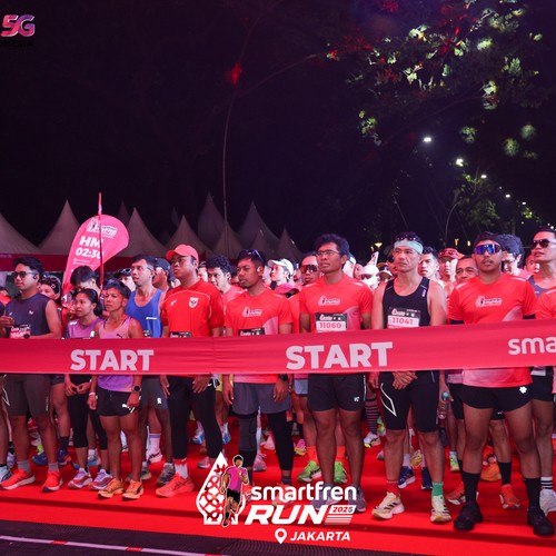 Race photo from SMARTFREN RUN 2026