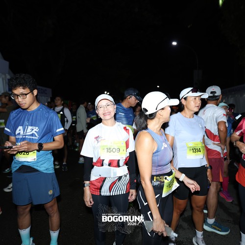 Race photo from BOGORUN 2026