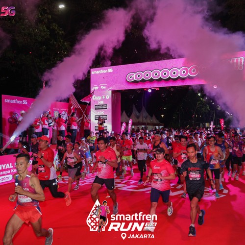 Race photo from SMARTFREN RUN 2026